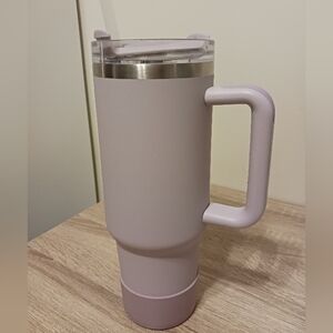Large Lavender Insulated Tumbler with Handle